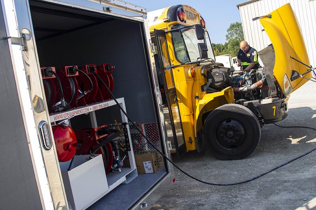 mobile fleet service school bus repair