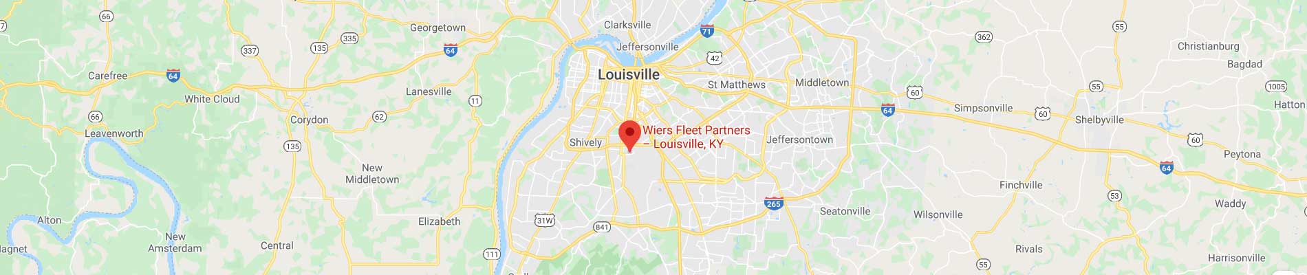 Location of Wiers fleet partners Louisville KY