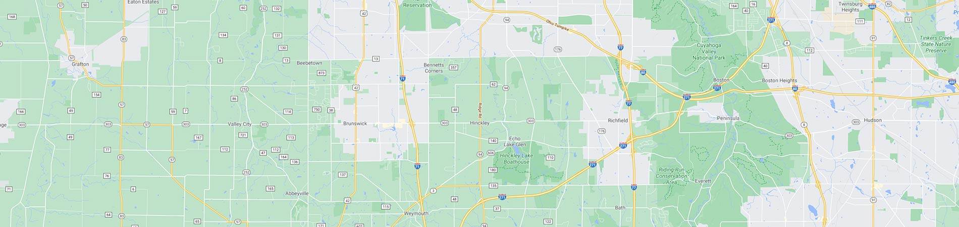 Wiers Mobile Service Map Hinckley OH